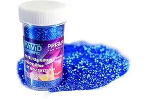 VViViD Prisma65 Raw Pigment Blue Metallic Glitter Powder 15g Jar (1 Unit)