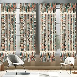 Ambesonne Bohemian Window Curtains Pack of