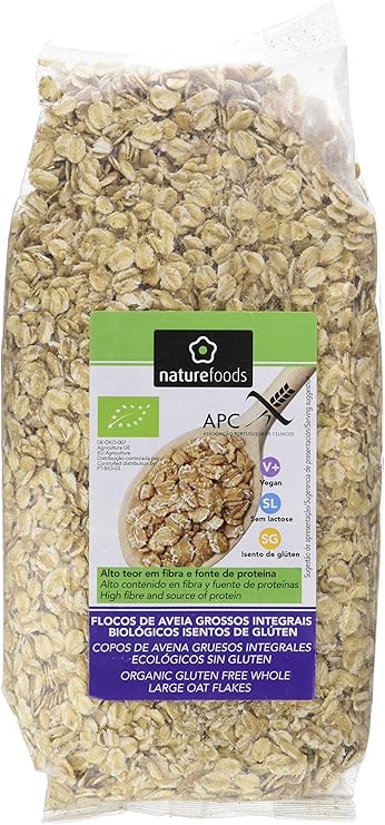 Naturefoods Copos de Avena Gruesos Integrales Ecológicos Sin ...