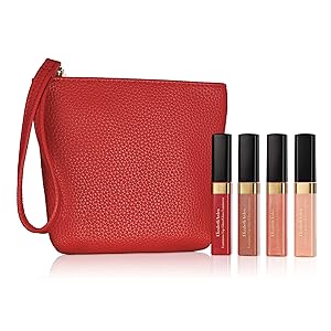 Elizabeth Arden Beautiful Color Mini Luminous Lip Gloss 4 Piece Makeup Gift Set, 4 ct.