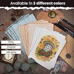 LEATHER VILLAGE Watercolor Paper - 8 X 6 inches, 50