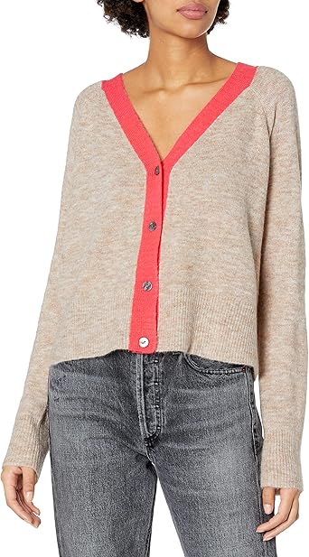 amazon color block cardigan