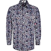 TICOMELA FR Shirt for Men Flame Resistant Shirts 6.5oz Light Weight Plaid Men's Fire Retardant Shirts