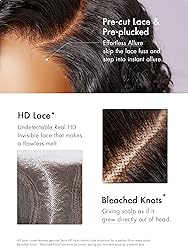LUVME HAIR 8" Curly Glueless Wigs Human Hair Pre