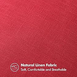 MIULEE Christmas Decorative Linen Pillow Covers