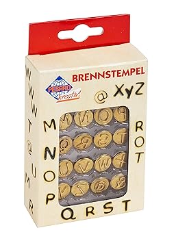Pebaro 20500 - Brennstempel, Buchstaben M - Z, 16-teilig