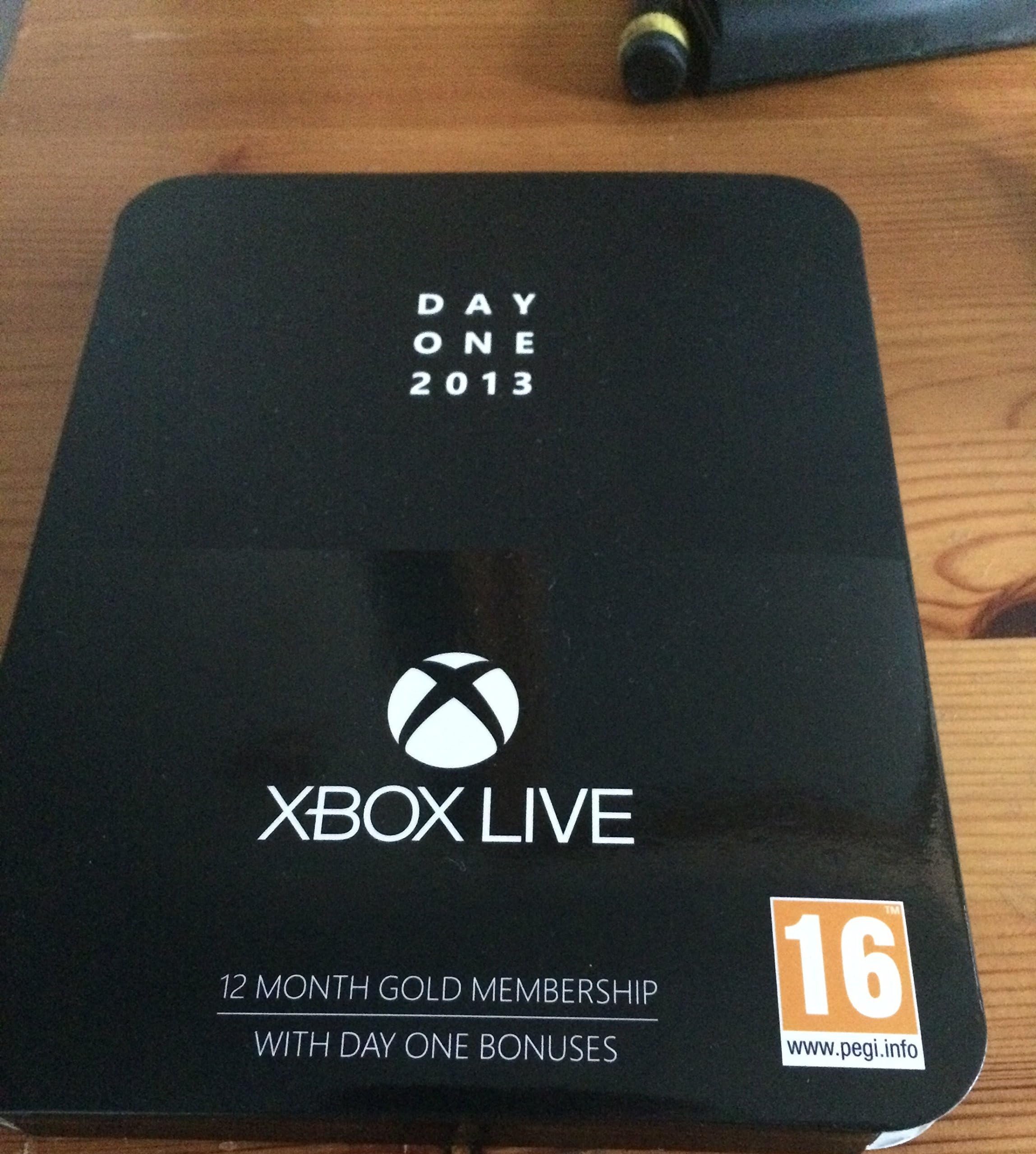 Xbox Live 12 Months Membership Day One 2013 Edition XBOX One