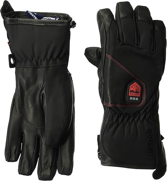 Hestra Heated Gloves Waterproof Power Heater Cold Weather Ski Gloves