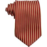 Geotae Zerun New Classic Men's Striped Silk Tie Necktie