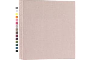 potricher Photo Album for 4x6 1000 Photos Linen Cover Extra Large Capacity Picture Book for Family Wedding Anniversary and Baby (Beige)