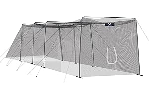 Anything Sports Full 40 and 60 Foot Batting Cage. Perfect Baseball Batting Cage, Softball Batting Cage, Complete Package with