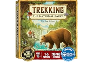 Underdog Games Trekking The National Parks - Award-Winning Family Board Game for Kids Ages 10+ - Easy to Learn, Fun Activities for 1-5 Players, Great for Family Bonding & for National Parks Lovers