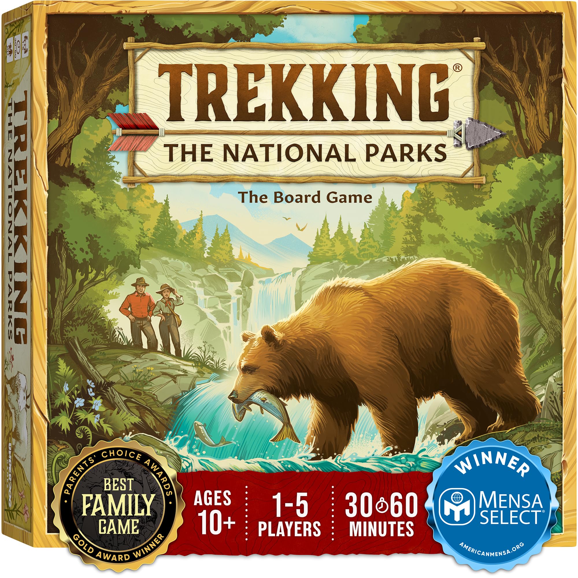 Trekking the National Parks: The Award-Winning Family Board Game/Best National Parks Board Game for Game Night/Created by a Couple Who Visited All the National Parks