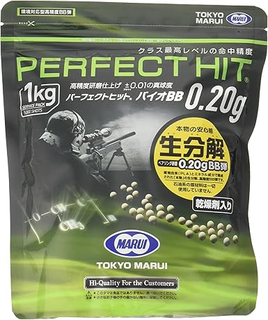 Amazon 東京マルイ パーフェクトヒット バイオ 0 2g 弾 1kg 5000発入 弾 通販