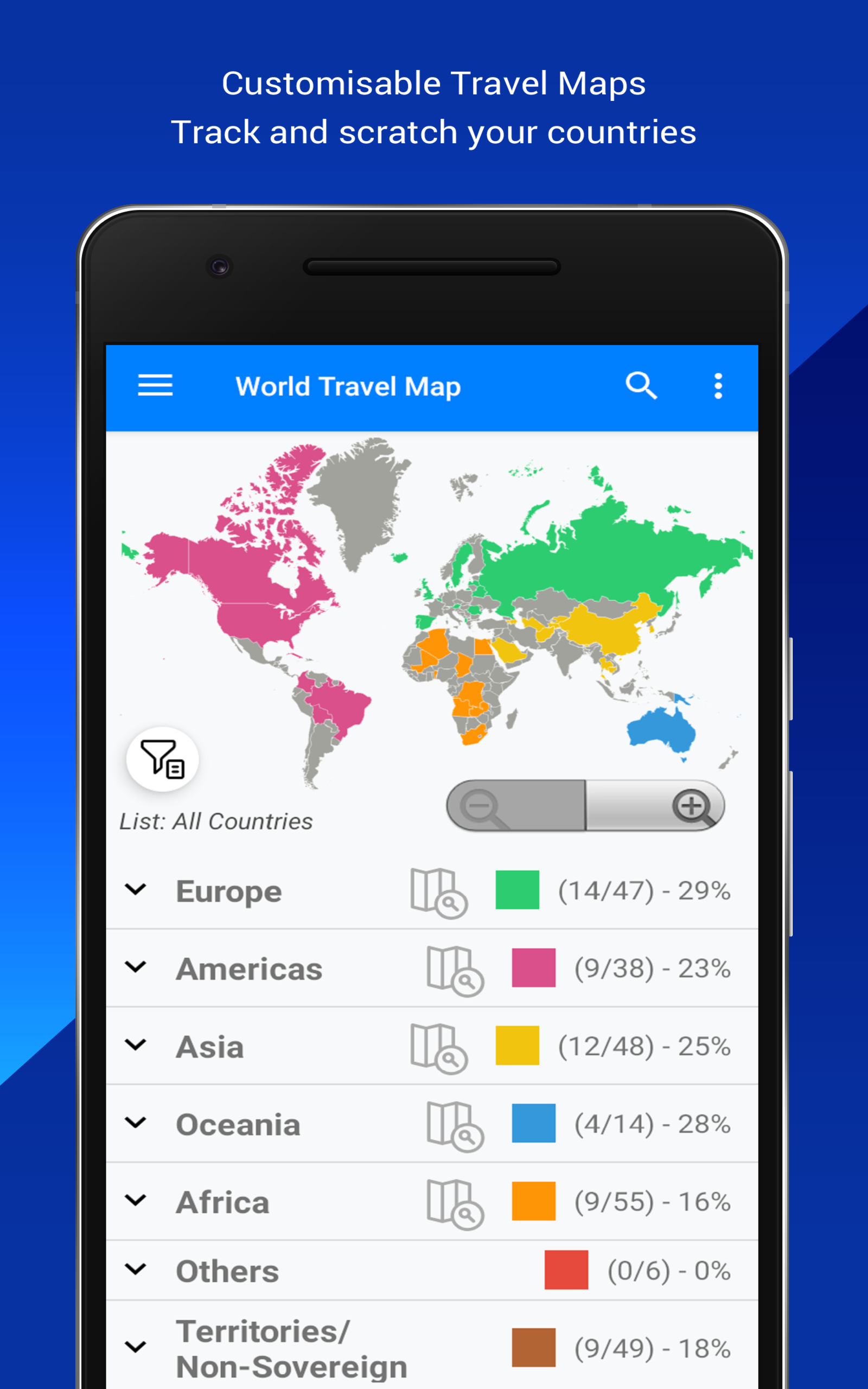 Travelmapper Your Travel Map, Travel Tracker and Planner App