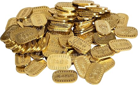 Amazon Party City 縁日 人形すくい キラピカ小判 アソート 100個セット おもちゃ おもちゃ