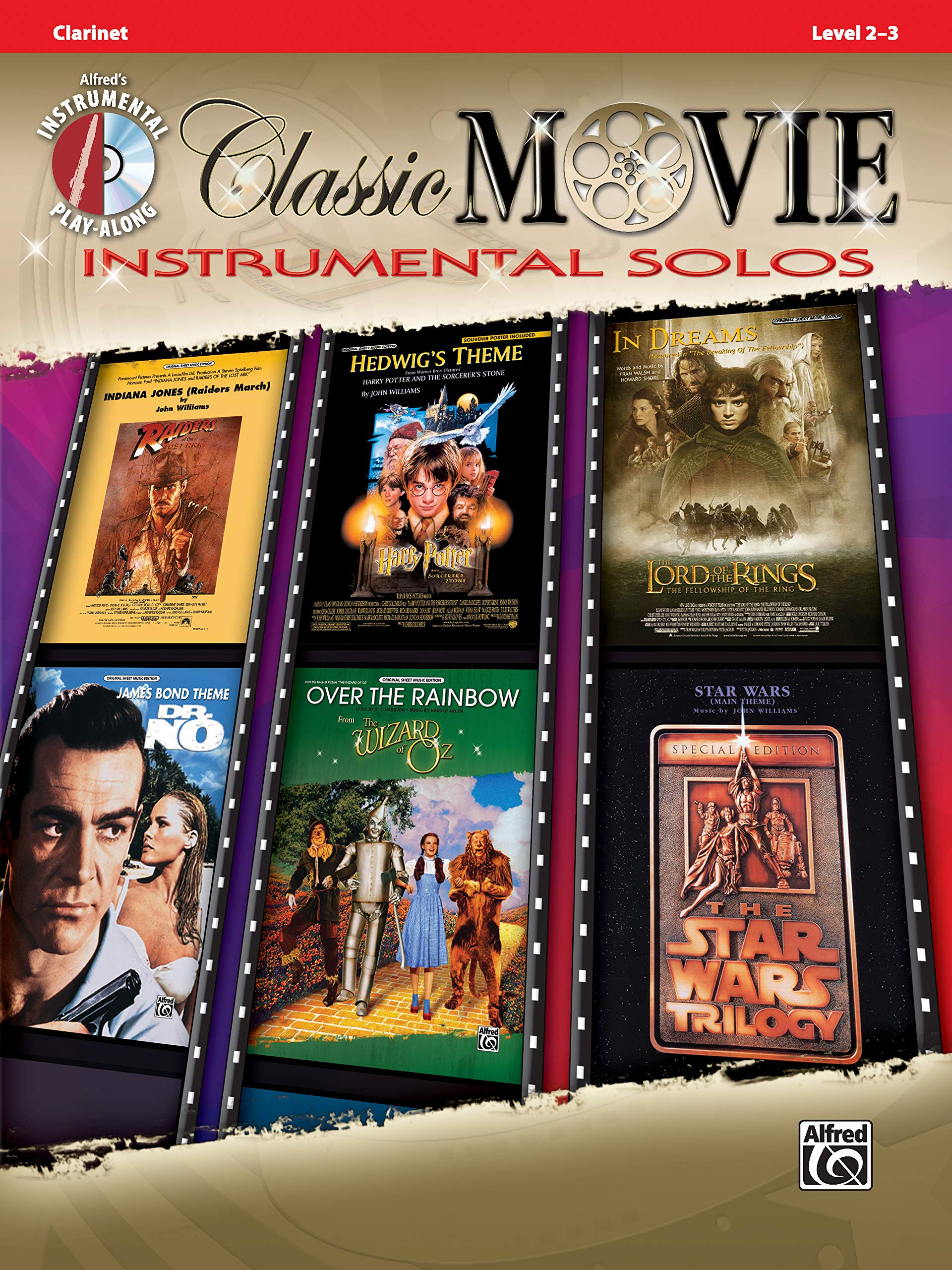 Photo 1 of Classic Movie Instrumental Solos: Clarinet, Book & CD (Pop Instrumental Solos Series)