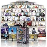Final Fantasy TCG Elements 100+ Card Bundle, 100 Commons/Uncommons, 5 Foils, 1 Legendary, and Deck Box