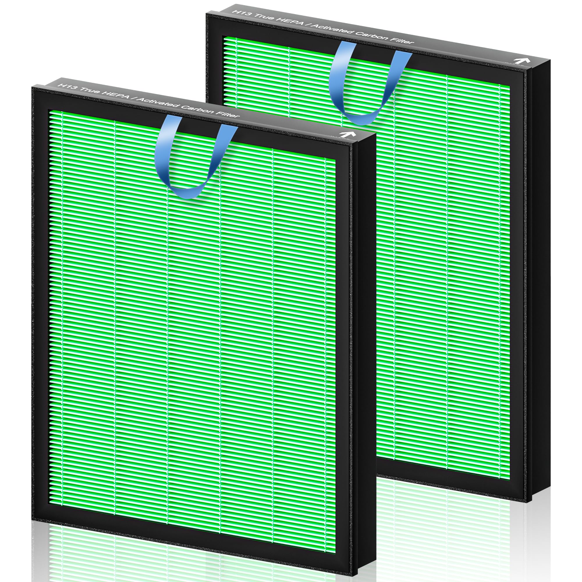 Photo 1 of Vital 200S Toxin Absorber Replacement Filter for LEVOIT Vital 200S and Vital 200S-P Air Purifier, True HEPA and High-Efficiency Activated Carbon Filter, Vital 200S-RF-TX, 2 Pack, Green