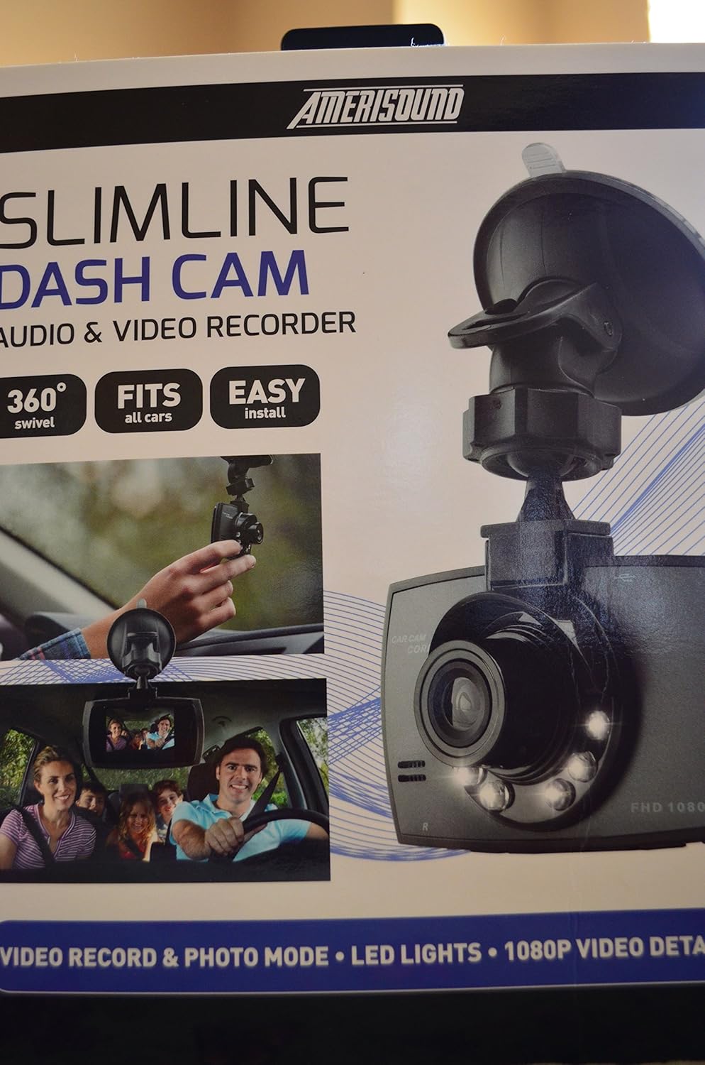 Slimline Dash Cam Audio & Video Recorder