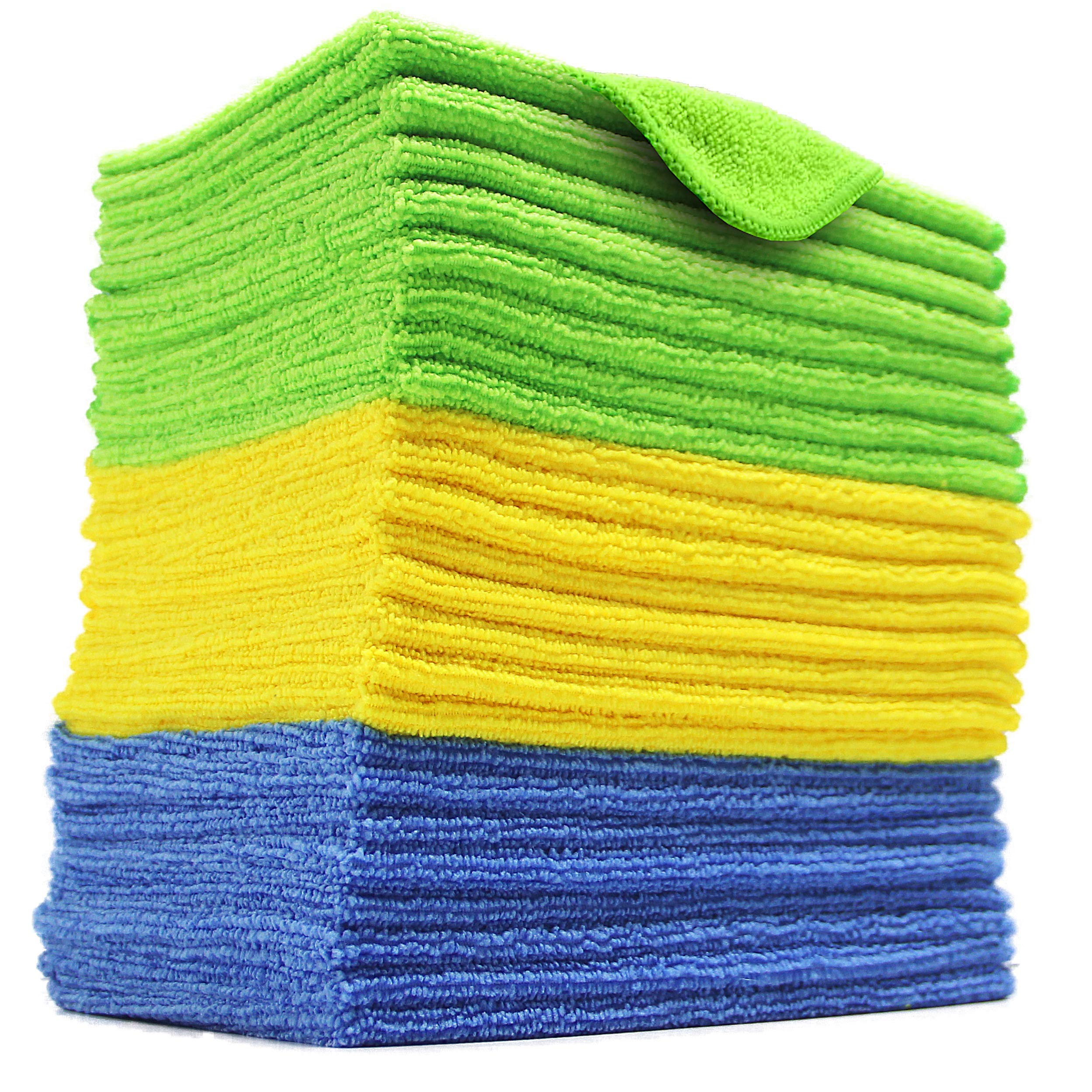 Soft Microfiber Cleaning Cloth Towel Ultrasonic Cut Edgeless 12 x 16 24