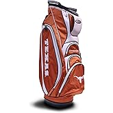 Team Golf NCAA 10-Way Top with Integrated Dual Handle & External Putter Well, Cooler Pocket, Padded Strap, Umbrella Holder & Removable Rain Hood
