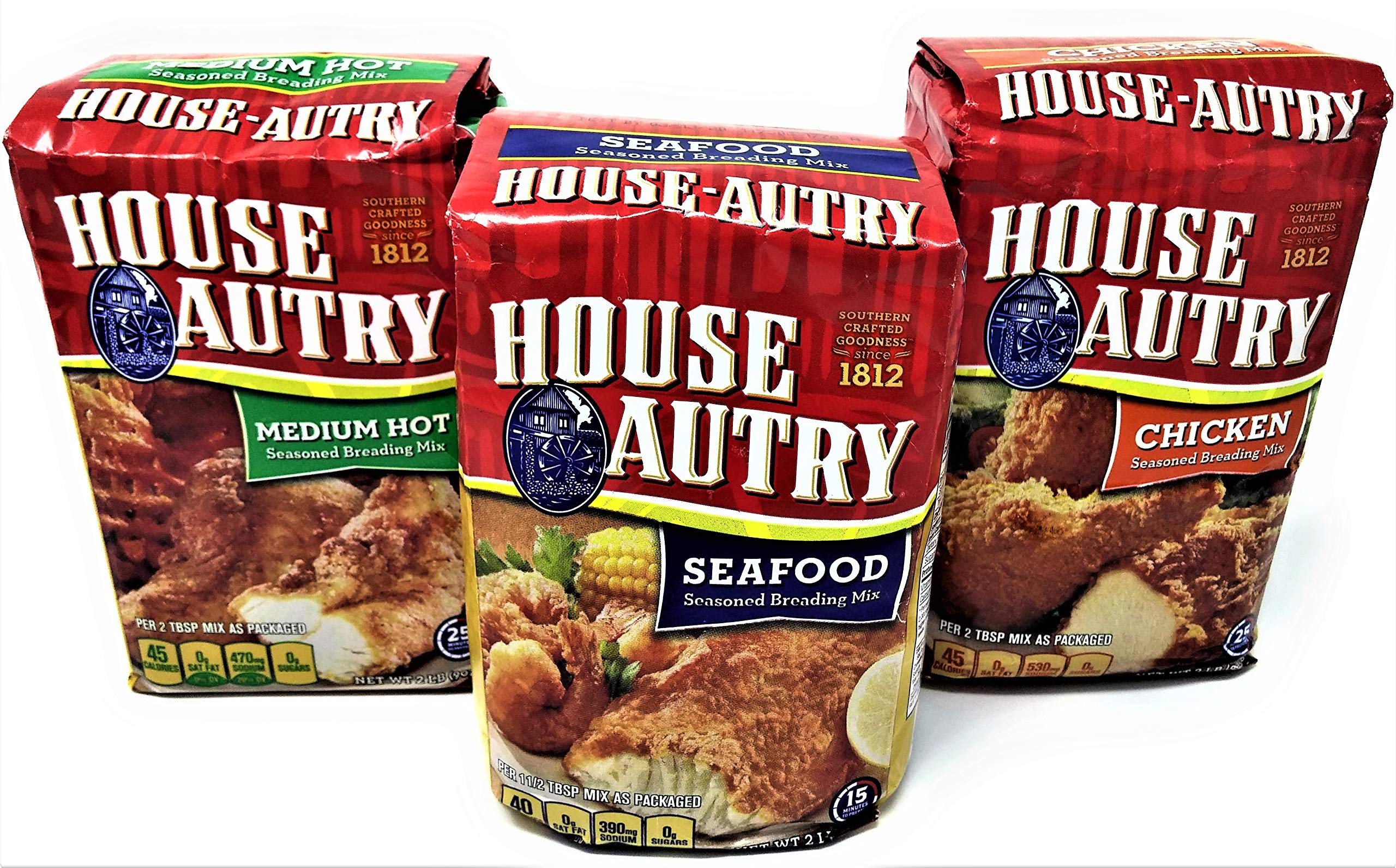 Buy House Autry Breading Mixes Variety Pack, 1 Each of Chicken, Medium