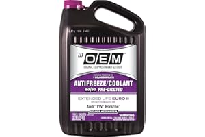 OEM Recochem European Vehicles Premium Antifreeze 50/50 Extended Life Coolant Purple, 1 Gallon, 1 Pack
