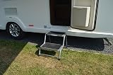 Maypole Silver Double Caravan Step Reinforced Steel 150Kg Load EN14183 view 4
