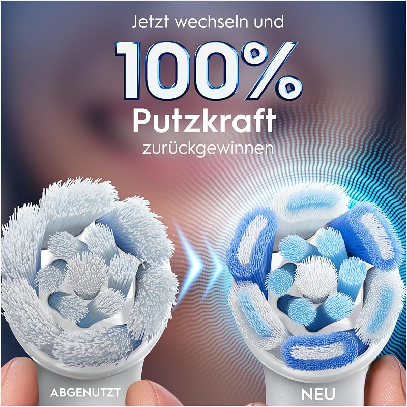 iO Aufsteckbürsten Ultimative Reinigung, Weiß, 8 Stück