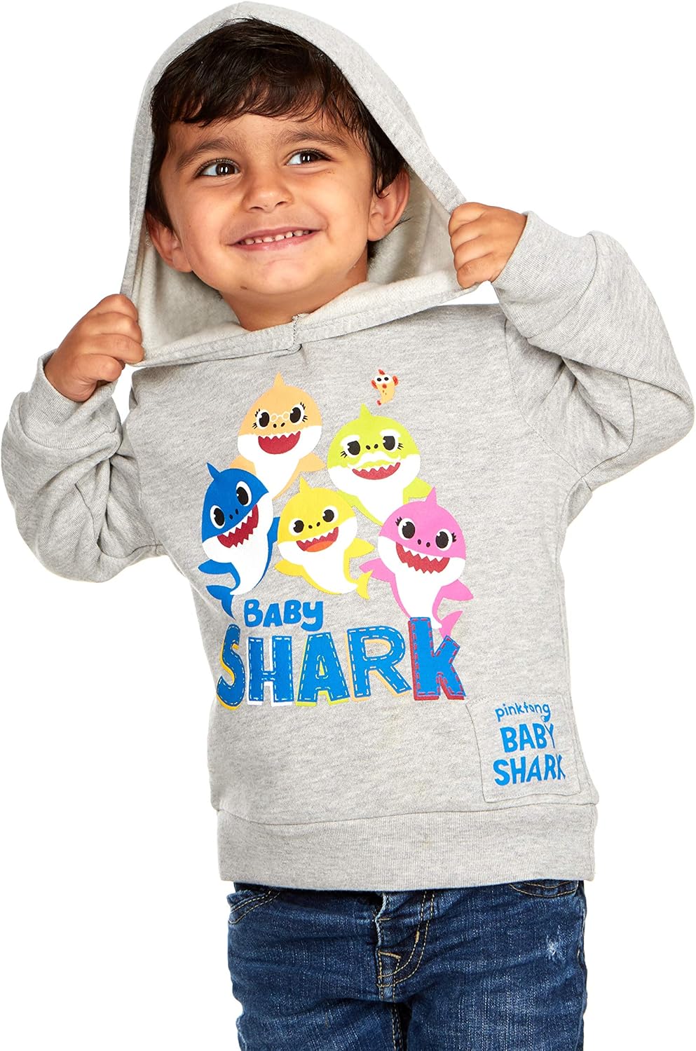 baby shark jean jacket