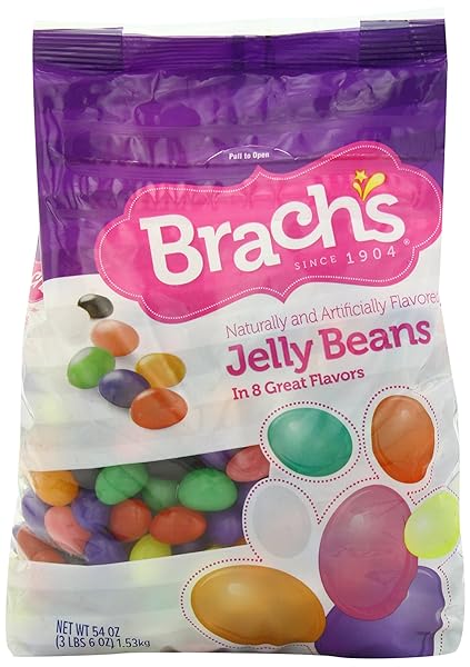BRACH’S JELLY BEANS, 54 OUNCE BAG