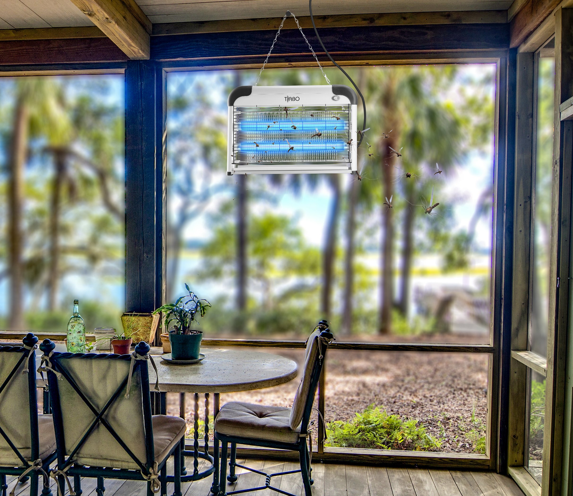 Bug Zapper Indoor Insect Killer - by Tiabo Electronics Mosquito, Fly
