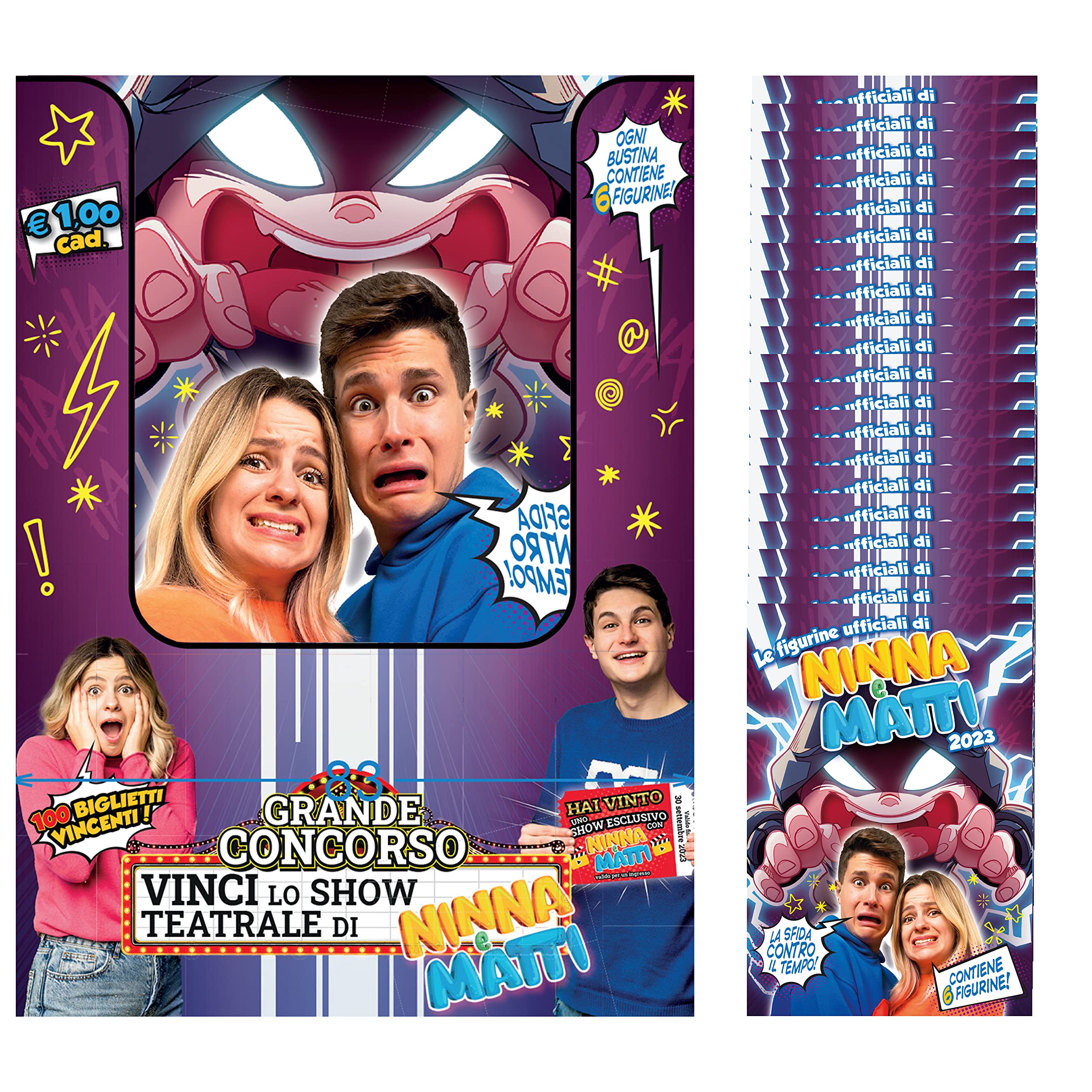 NINNA e MATTI Official Album 2023-20 Sachets of Figurines