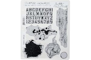 Stampers Anonymous CLING RBBR STAMP SET GRUNGED