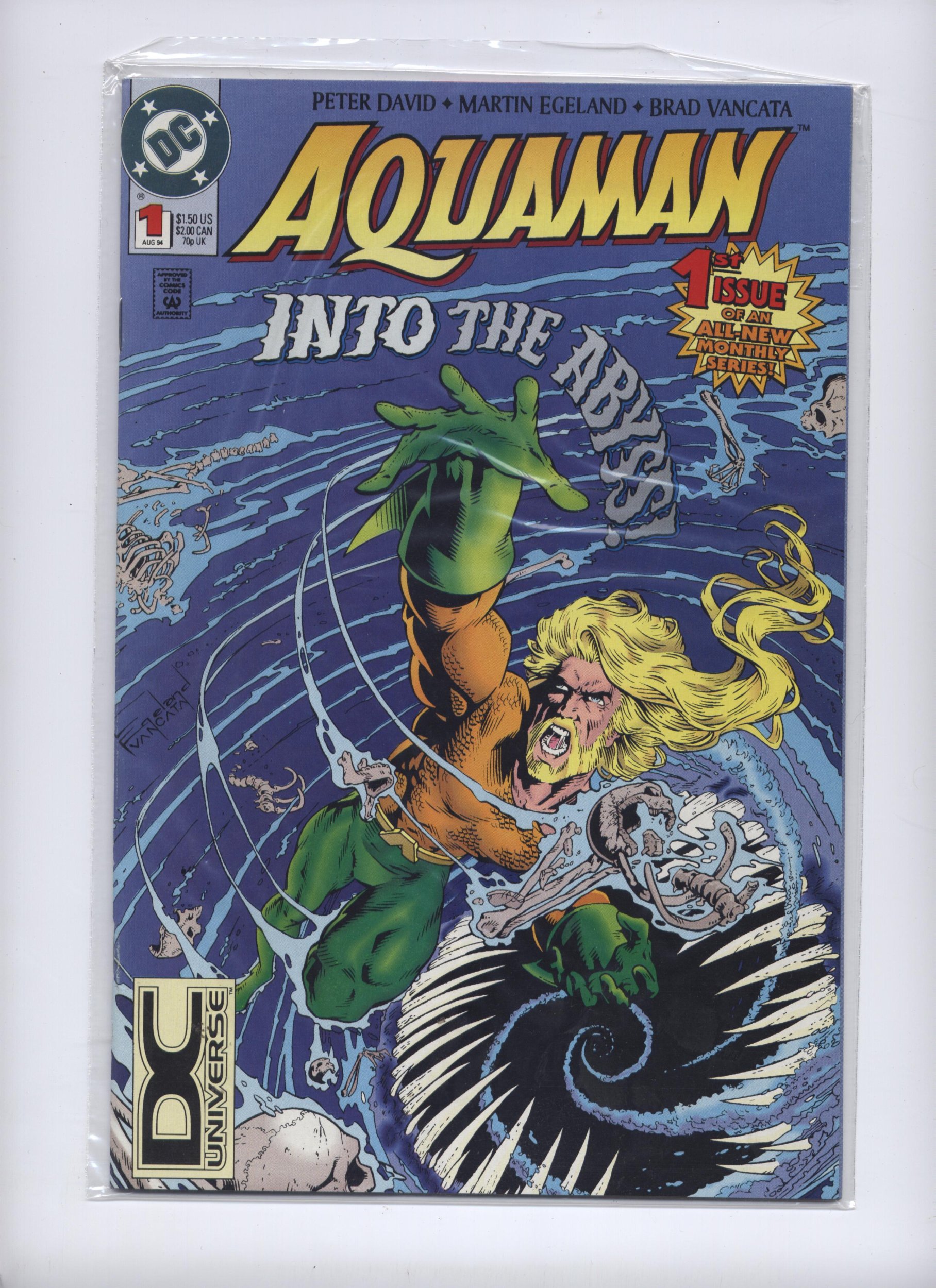 Aquaman 1 Into The Abyss Peter David Martin Egeland Brad Vancata Amazon Com Books