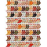Shinymoon 72 Pairs Easter Socks Bulk Novelty & Soft Easter Eggs Rabbits Crew Sock for Women Men Gifts