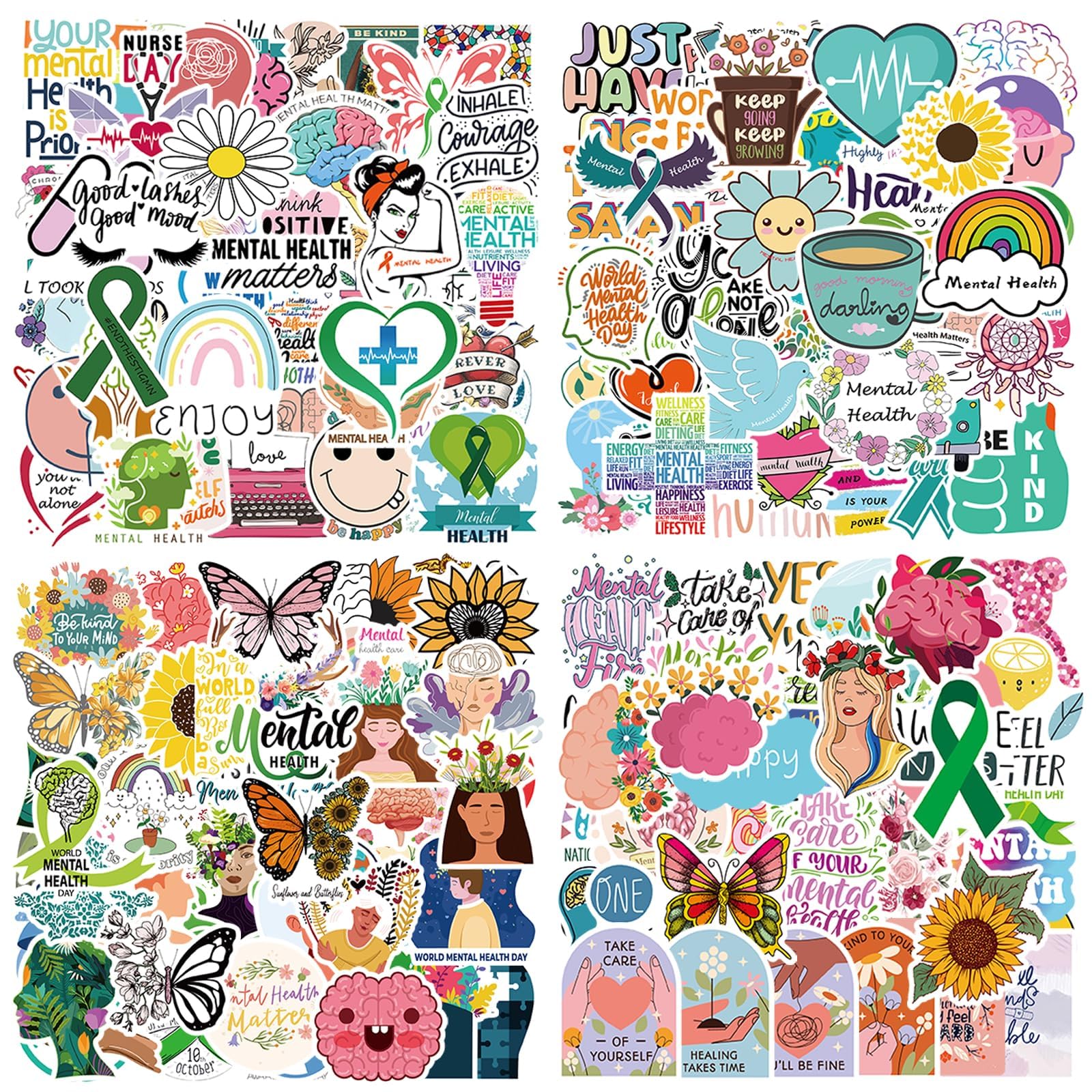 200PCS Mental Health Stickers Gifts for Teens Adults, Mental Health ...