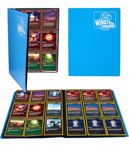 Monster Binder - 9 Pocket Trading-Card Album - Holofoil White w