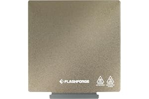 Flashforge Double-Sided Textured PEI Sheet for Adventurer 5M and AD5X Series, Flexible Build Plate PEI Sheet for PLA/PETG/TPU/PLA-CF/PETG-CF (Textured PEI Sheet - Double-Sided)