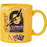 Silver Buffalo Chucky Horror “He Wants You as a Best Friend” Ceramic Mug, 20 Ounces