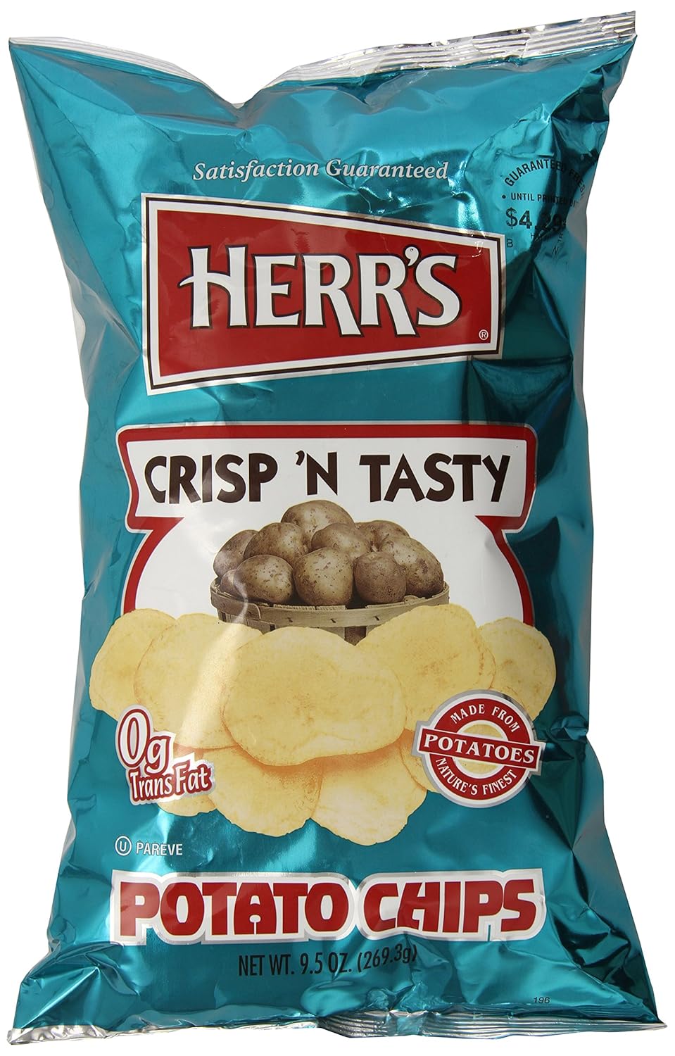 Herr's Regular Potato Chips, 9.5 Ounce Grocery & Gourmet Food