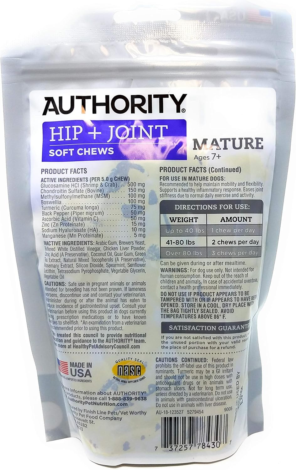 authority hip and joint jerky