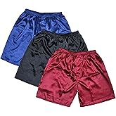 TONY & CANDICE Men's Satin Boxers Shorts Combo Pack Underwear