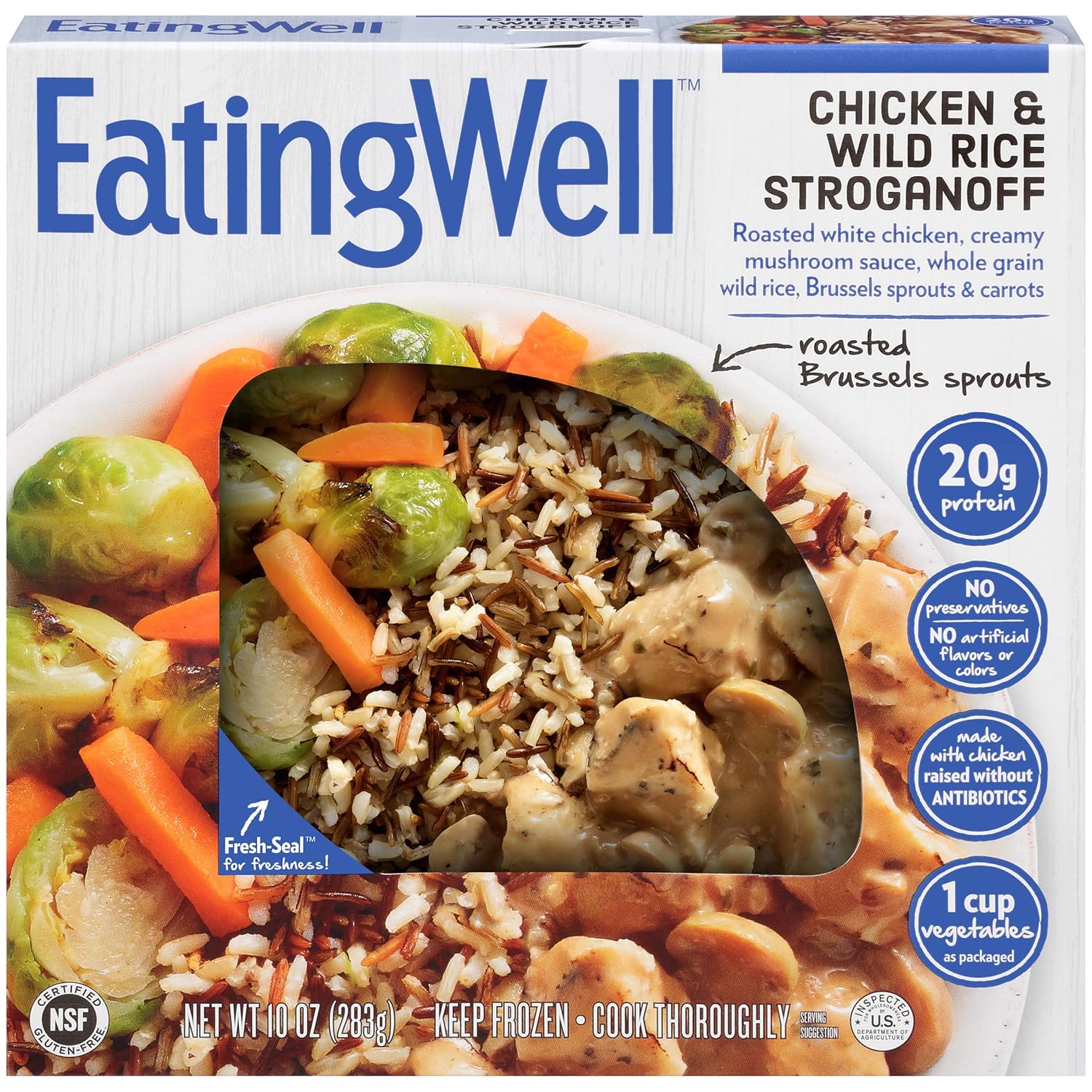 EatingWell Chicken & Wild Rice Stroganoff, 10 Oz (Frozen)