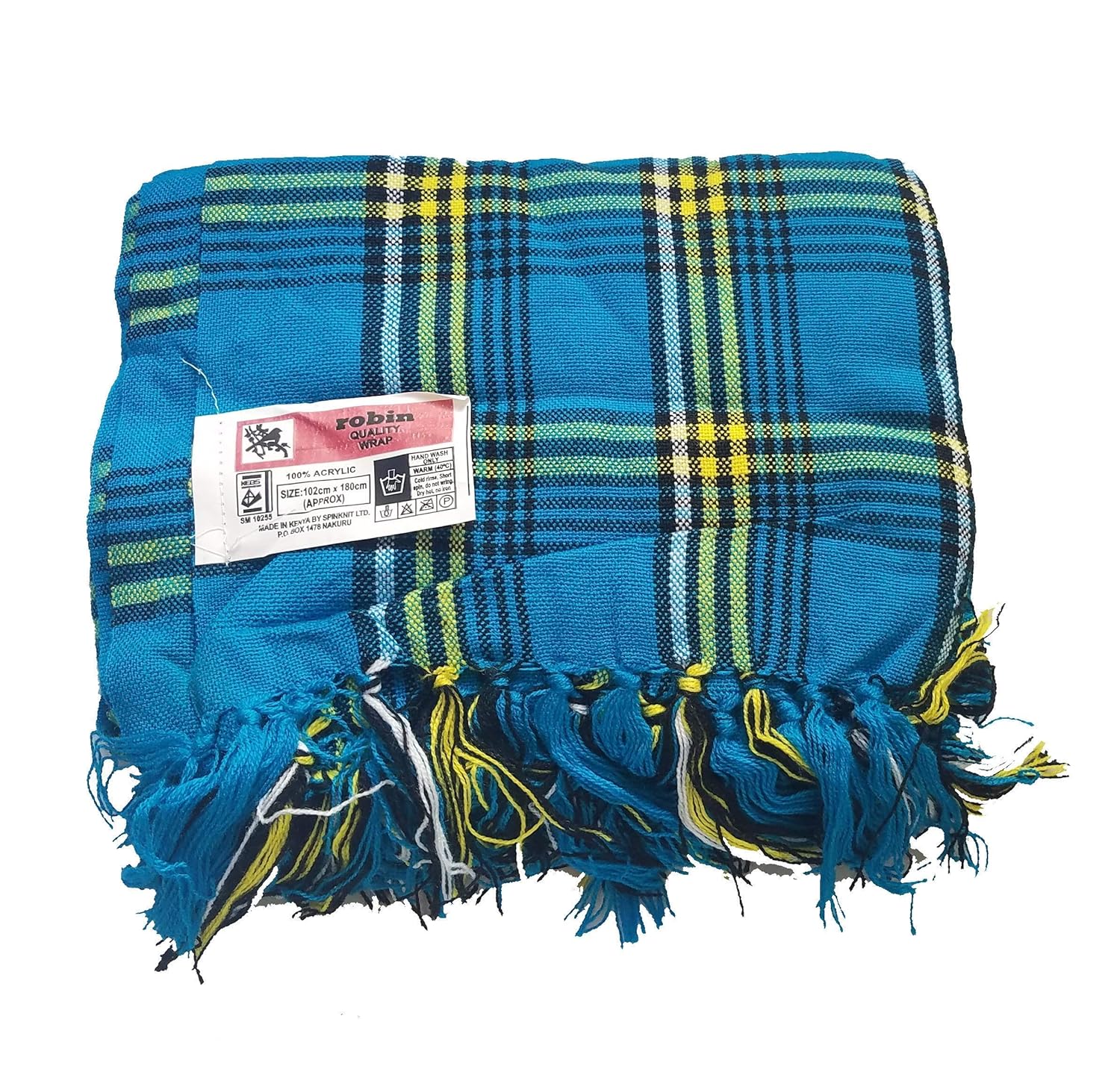 blue black yellow white dress