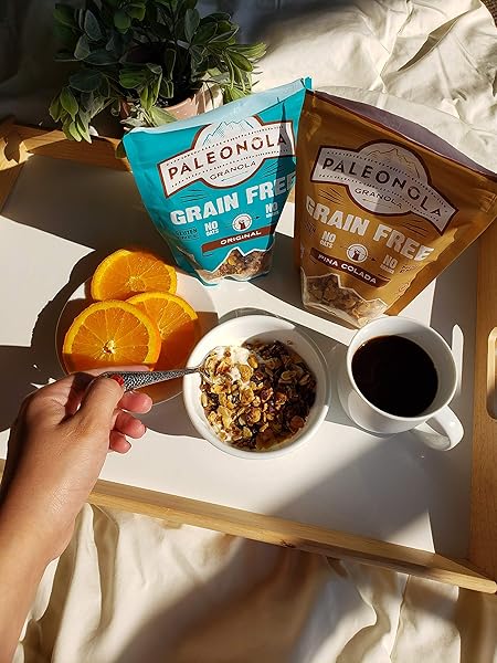 PALEONOLA – GRAIN FREE GRANOLA ORIGINAL FLAVOR – NON-GMO, GRAIN, SOY, GLUTEN, DAIRY FREE – LOW CARB PROTEIN SNACK FOR A HEALTHY BREAKFAST
