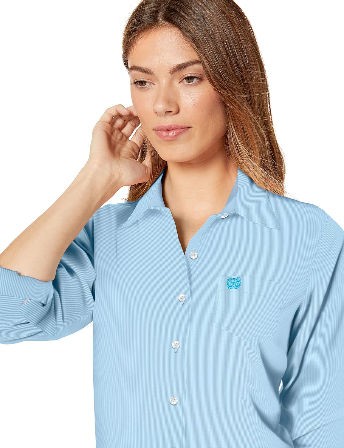 Cinch Women's Printed Long Sleeve Shirt: Clothing