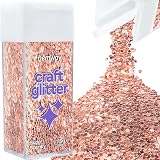 Hemway Glitter Shaker Rose Gold 110g Super Chunky Craft Glitter