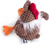Petface Farmyard Buddies Mini Chicken Plush Dog Toy with Squeaker view 3